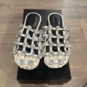 Brand new authentic jeweled Amelia slide